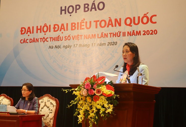 Họp báo thông tin về Đại hội Đại biểu toàn quốc các Dân tộc thiểu số Việt Nam lần thứ II năm 2020